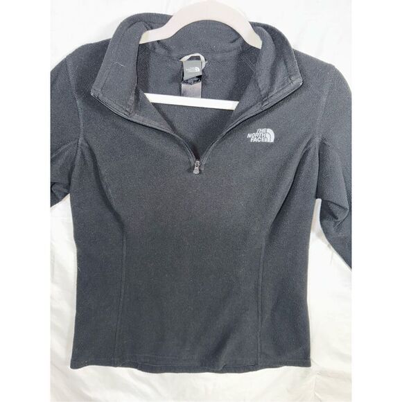 The North Face 1/4 Zip Pullover Fleece – Black – Size Medium - Picture 3 of 6